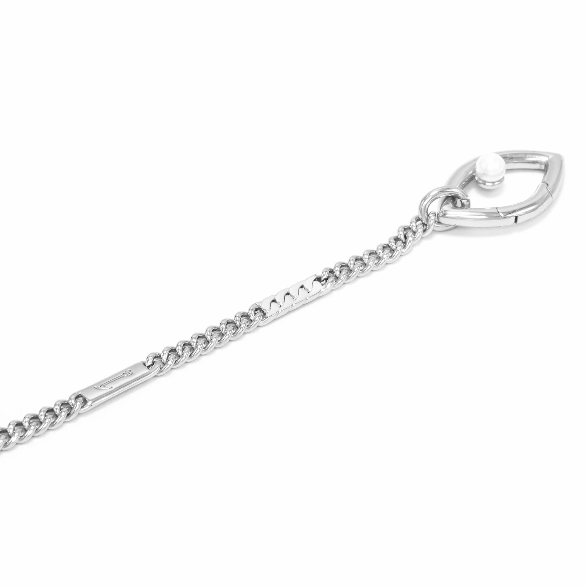 Eye Opener Chain Necklace | Silver