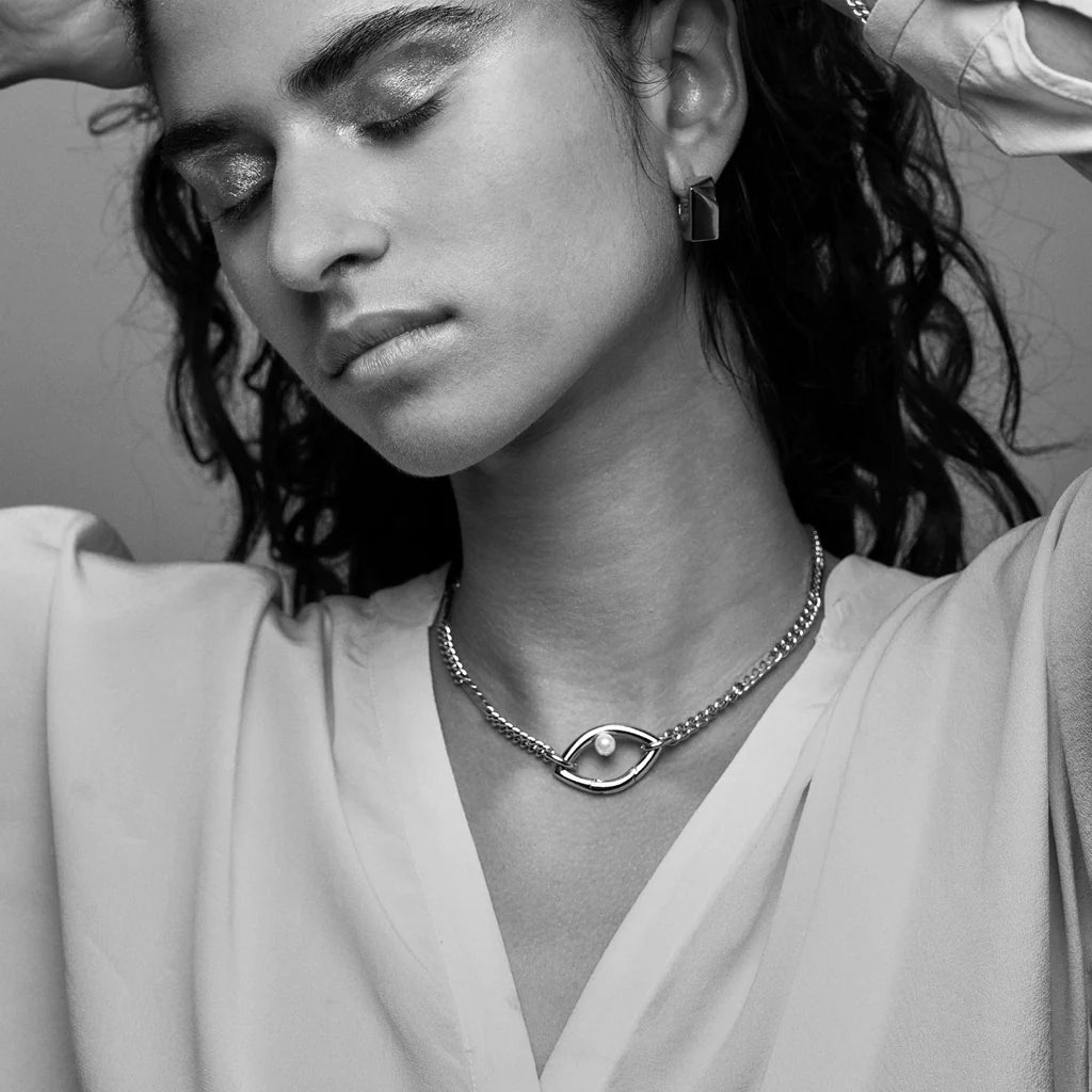 Eye Opener Chain Necklace | 18ct Gold Plated