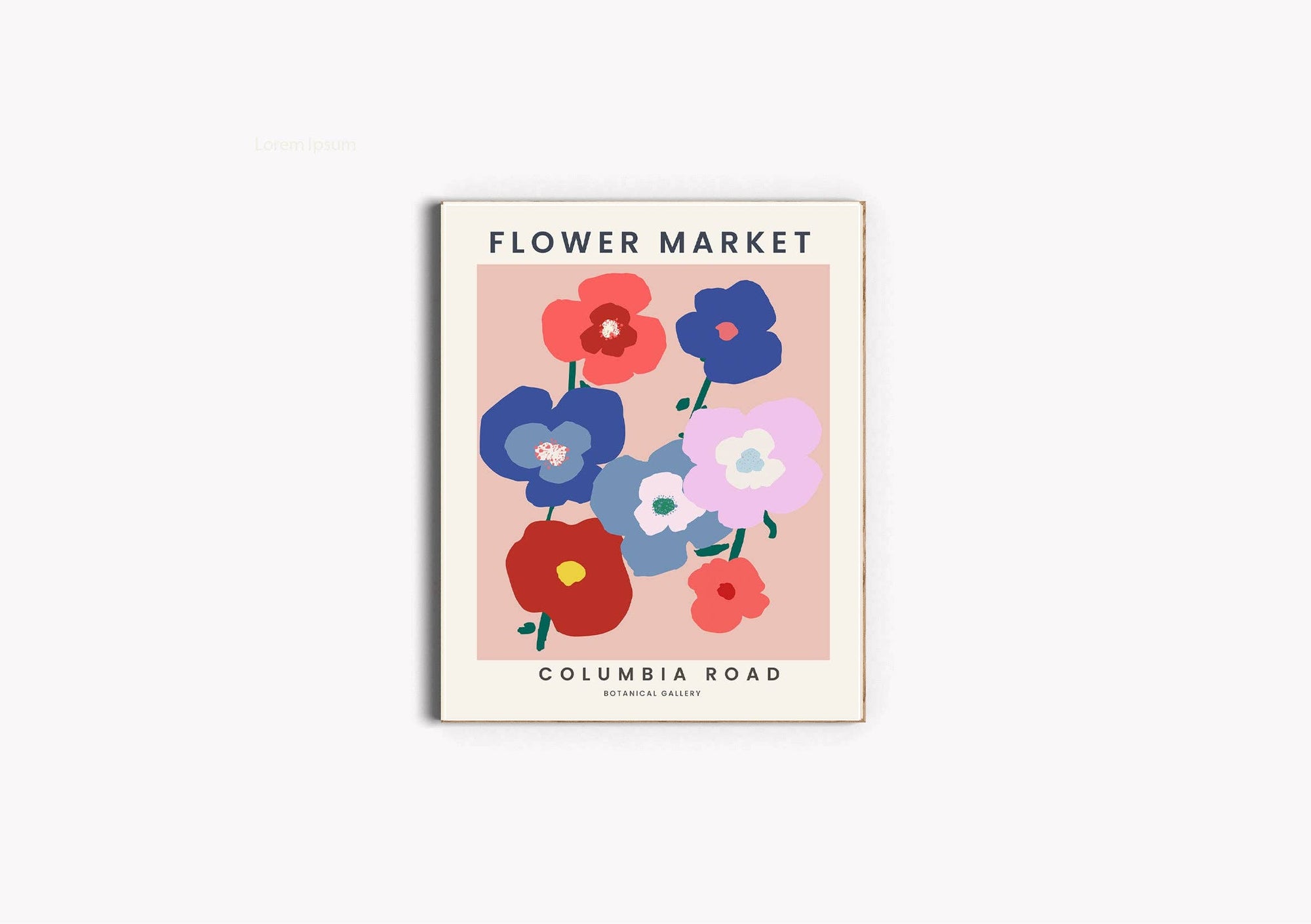 Flower Market Columbia Road A3 Print