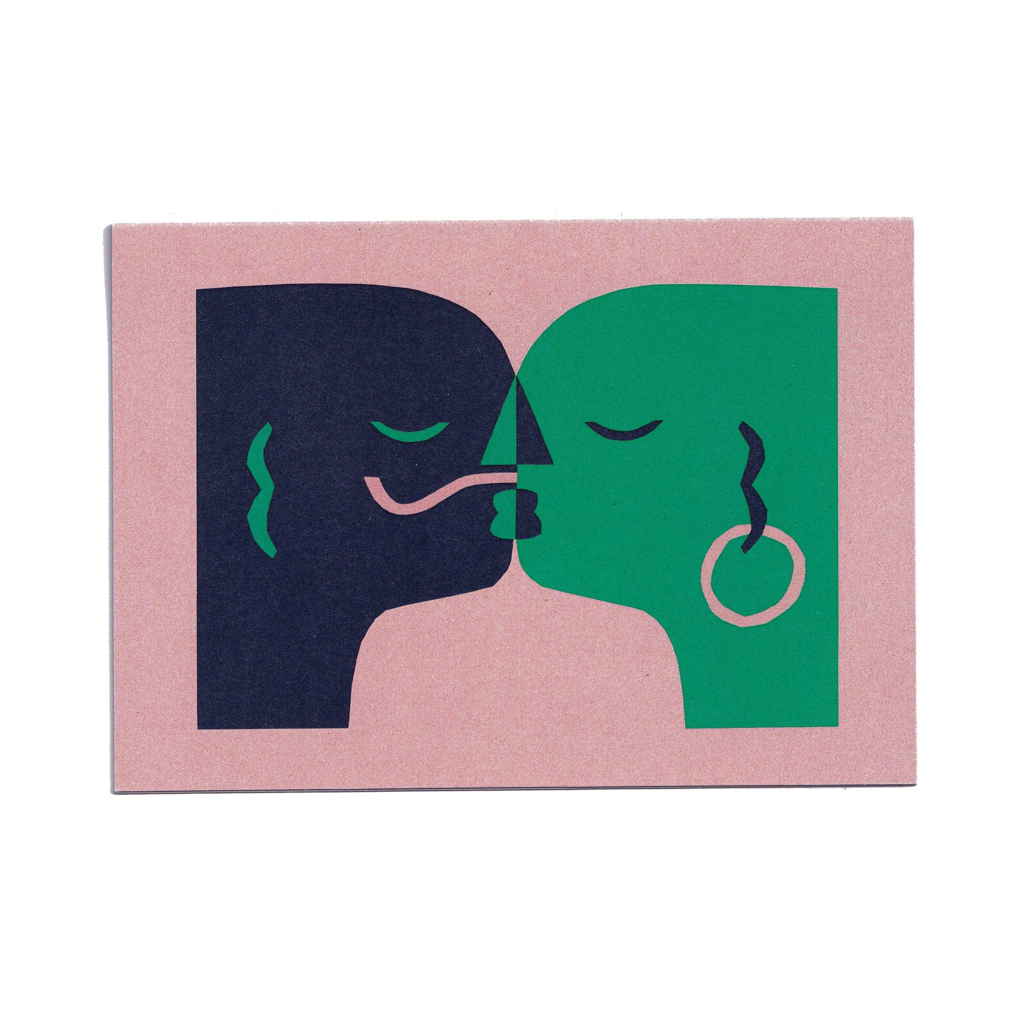 Kiss #1 Greetings Card