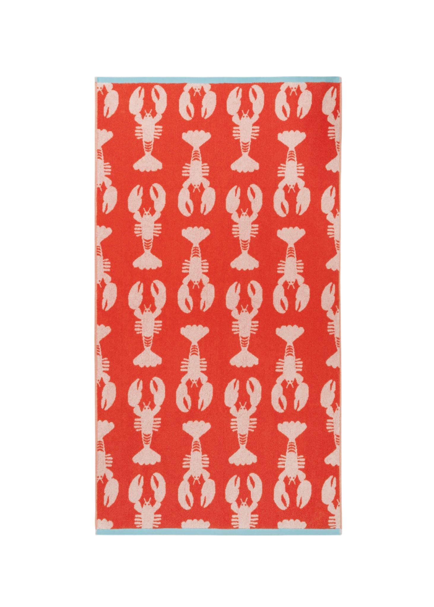 Lobster Organic Cotton Hand Towel | Red