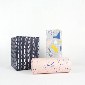 Lizzie for SMUG | Pink Splatter Gift Wrap