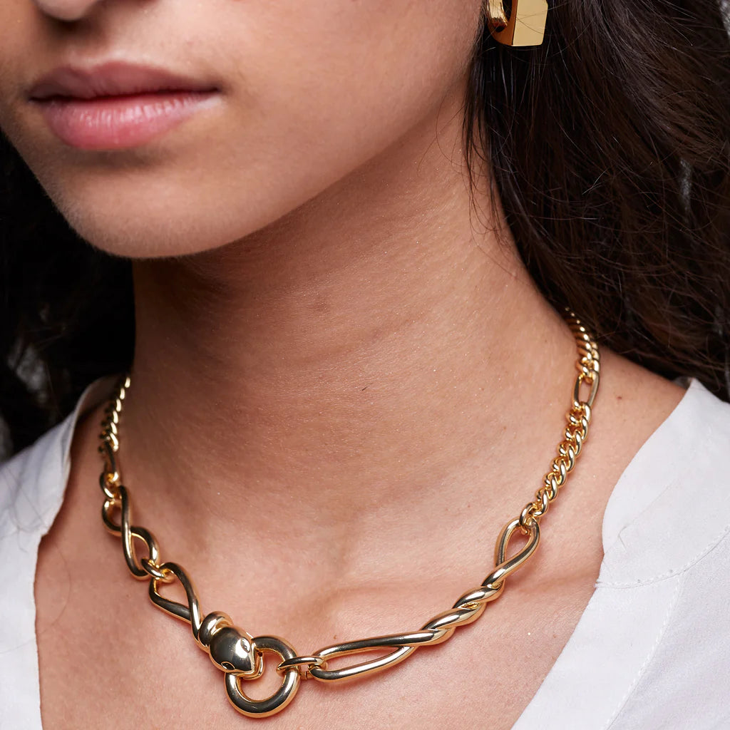 Symbols Serpent Necklace | 18ct Gold-Plated