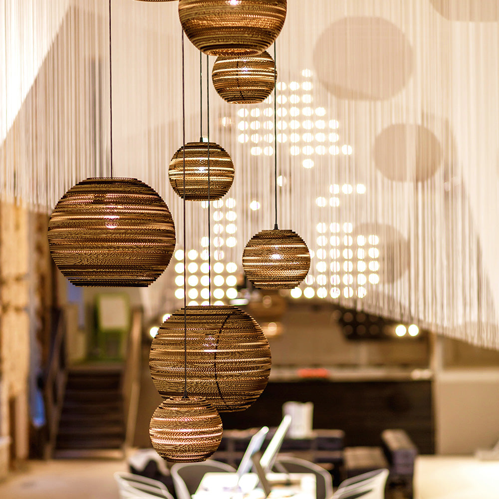 GRAYPANTS | Scraplights Moon Pendant Light Natural