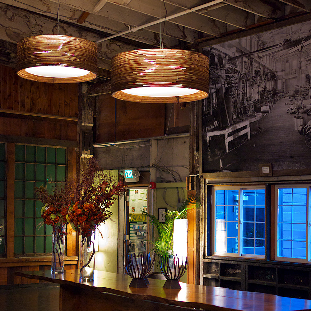 GRAYPANTS |  Scraplights Frame Series Drum Pendant Light White