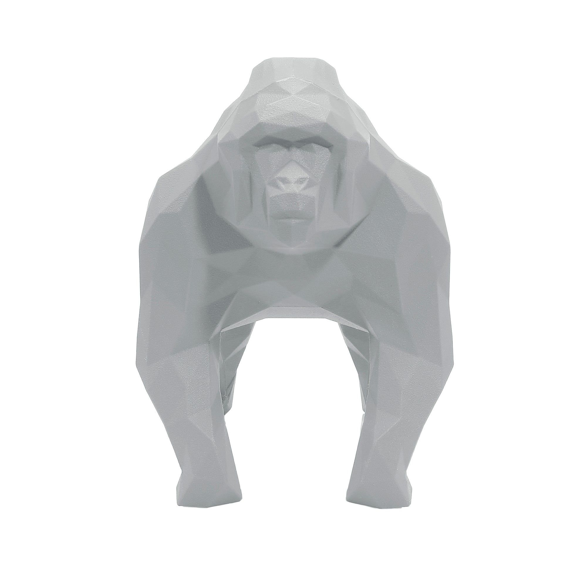 MAROKKA Gus Gorilla Sculpture, Light Grey