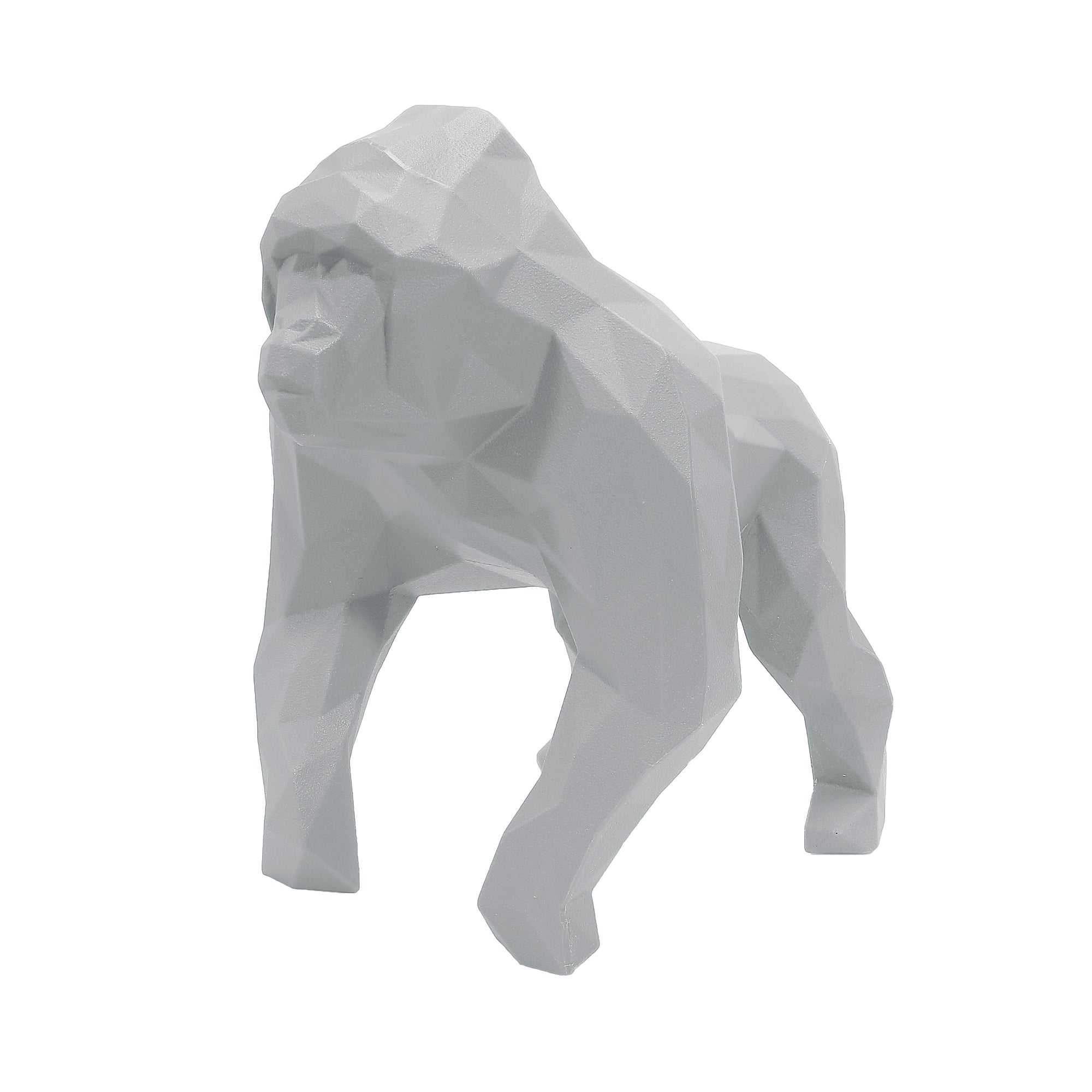 MAROKKA Gus Gorilla Sculpture, Light Grey