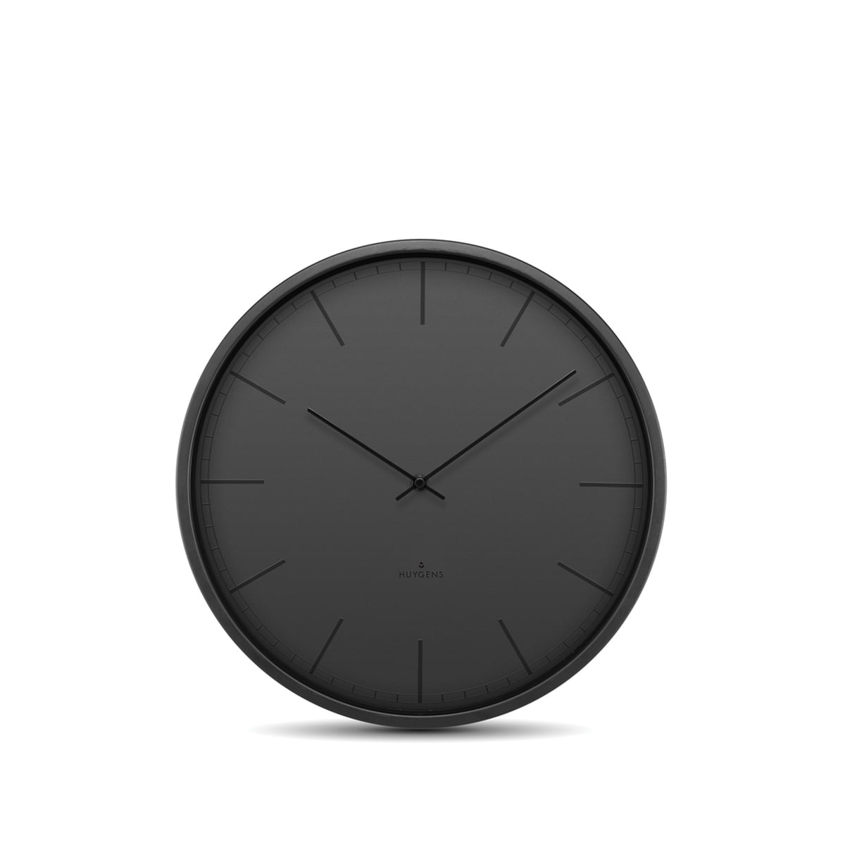 HUYGENS Tone Series Wall Clock | Black 25cm