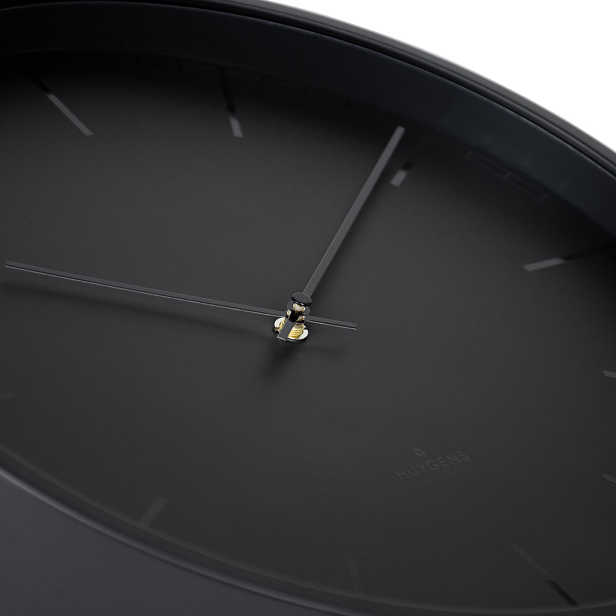 HUYGENS Tone Series Wall Clock | Black 25cm