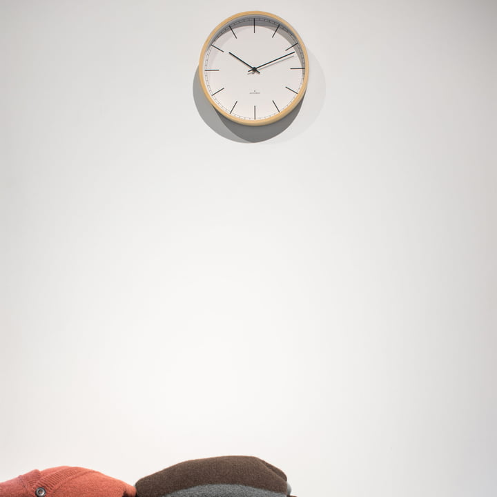 HUYGENS | Wood Index Wall Clock 25cm