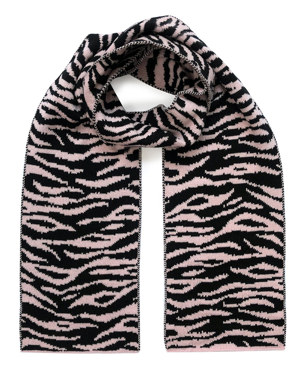 INGMARSON | Tiger Pink Wool & Cashmere Scarf