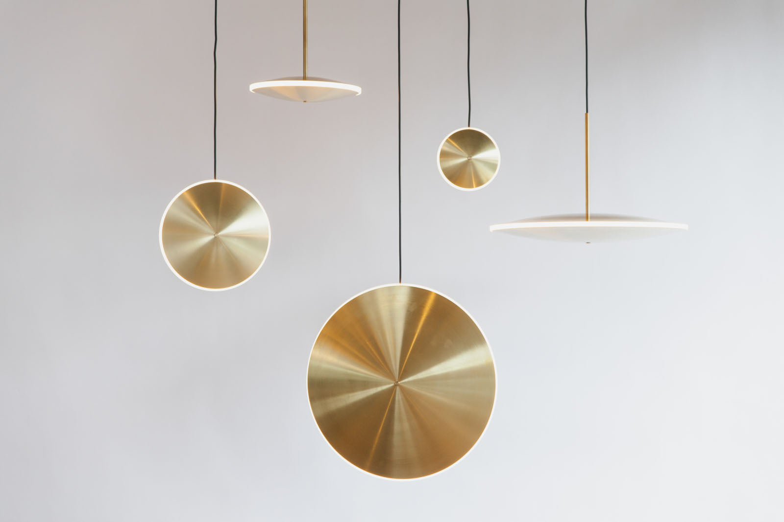 GRAYPANTS Chrona Lights | Dish6v Brass Pendant