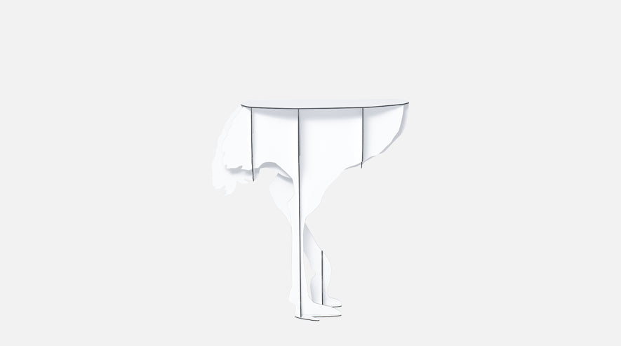 IBRIDE | DIVA Ostrich Console Table