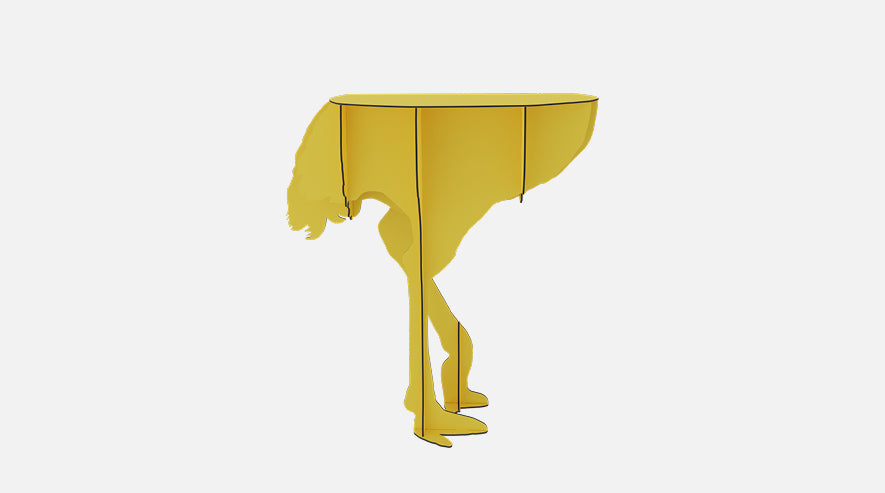 IBRIDE | DIVA Ostrich Console Table