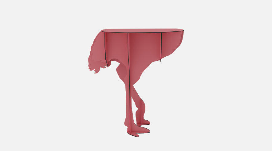 IBRIDE | DIVA Ostrich Console Table
