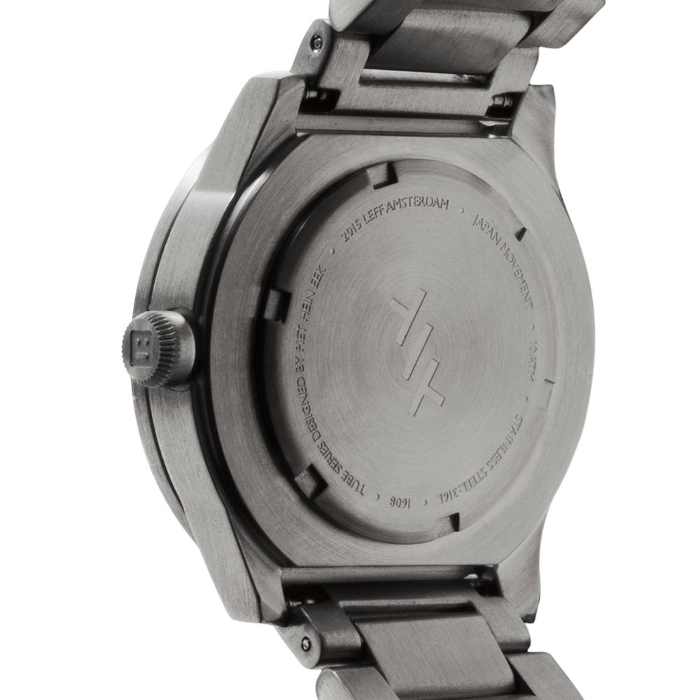 LEFF Amsterdam tube watch S38 | Steel