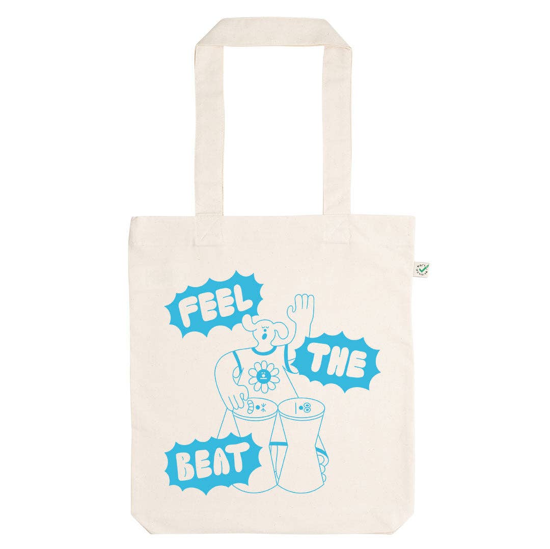 YUK FUN | Feel The Beat Tote Bag