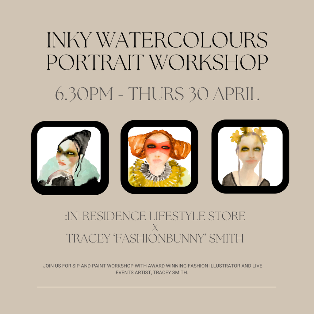 Inky Watercolours Portrait Workshop | 30 April 2026