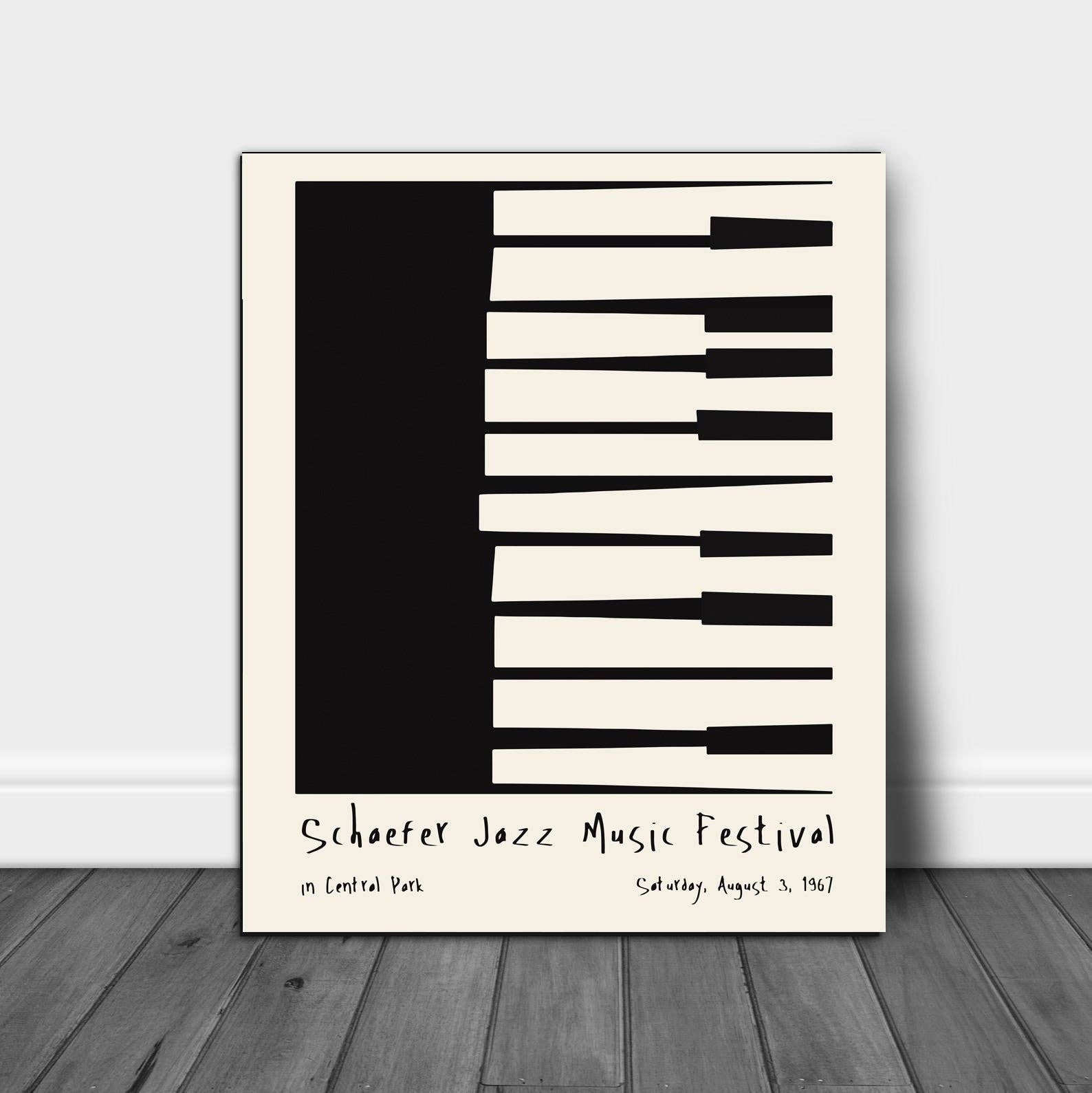 Jazz Festival Print 1965 | A4