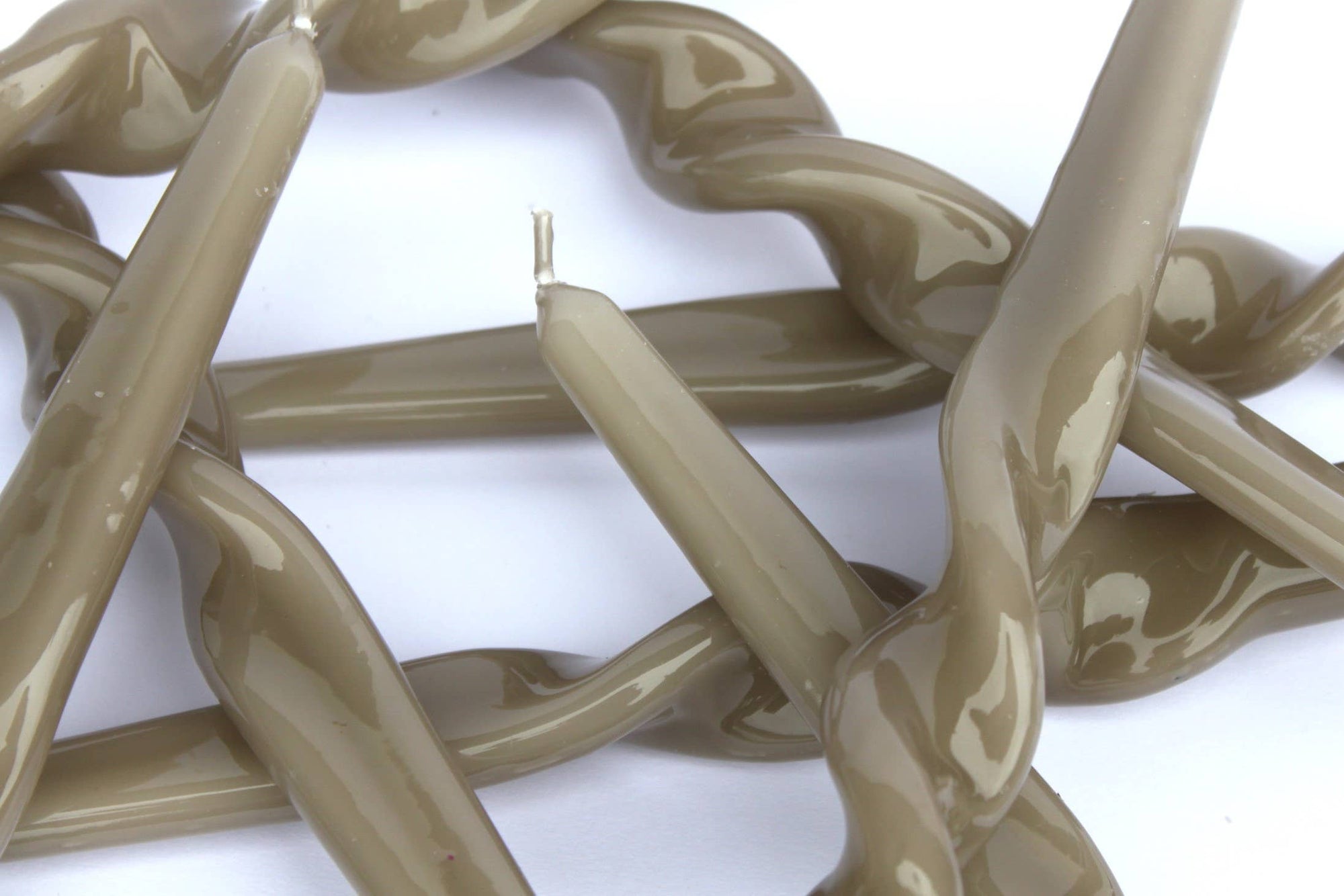 MÆGEN Individual Single Twist Taper Candles | Mink