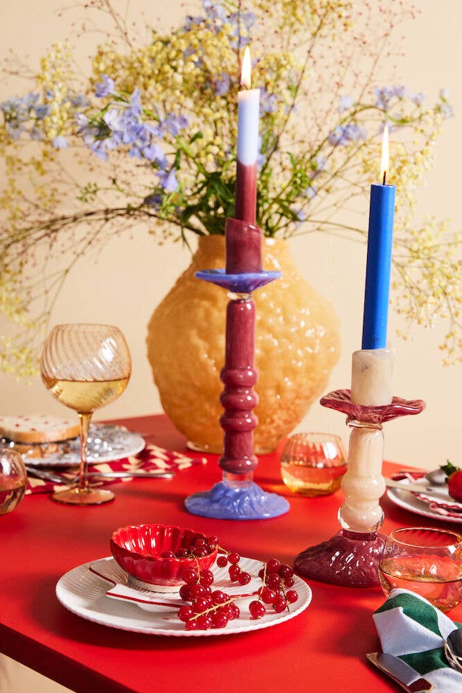 Byon Design Lara Beige Candlestick | Small