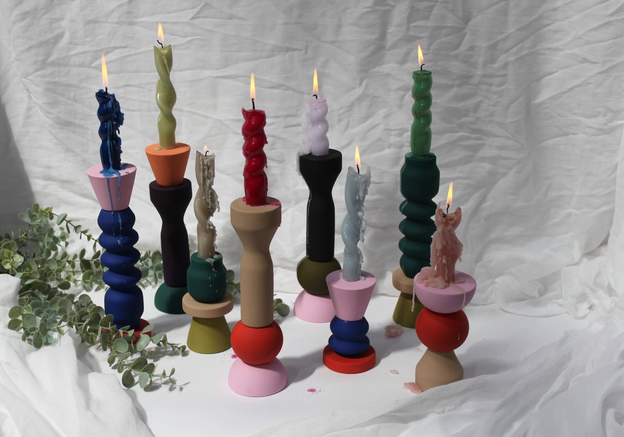 MÆGEN Stacks | Tomato Candlestick