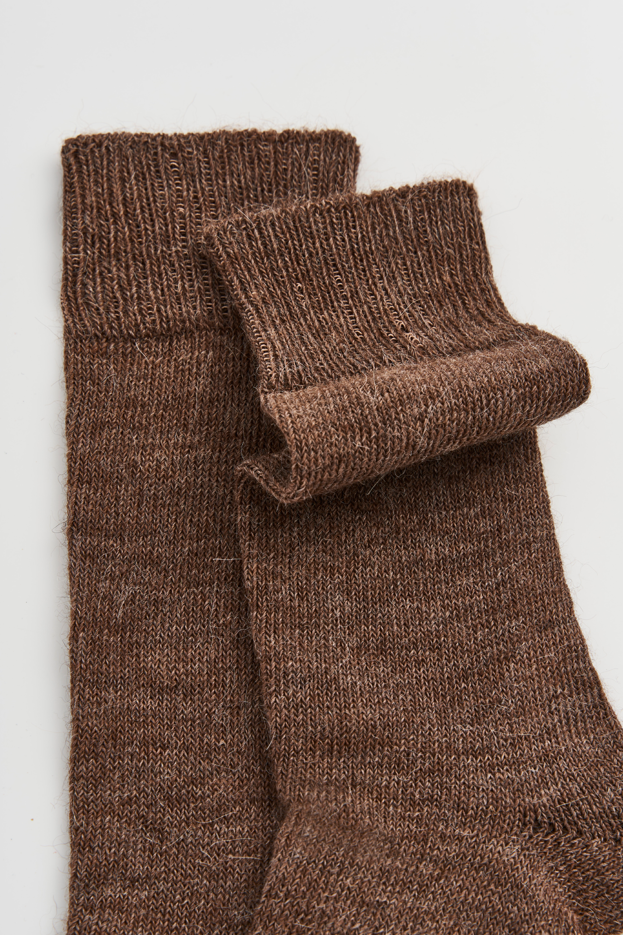Alpaca Socks | Treacle Brown
