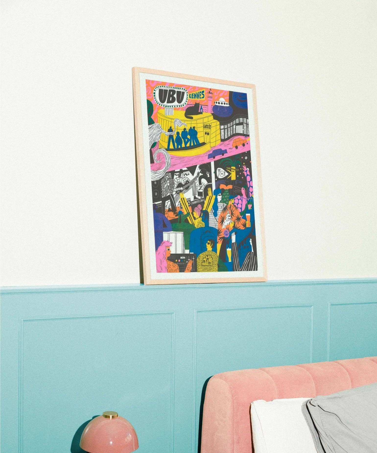 In the Teeth UBU by Guillaume Denaud | A3 Print