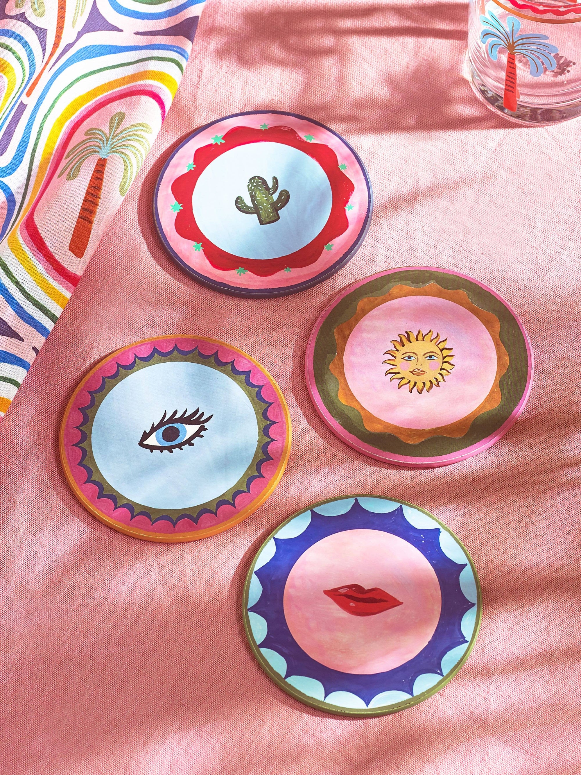 Eleanor Bowmer | Set Of 4 Cork Backed Coasters