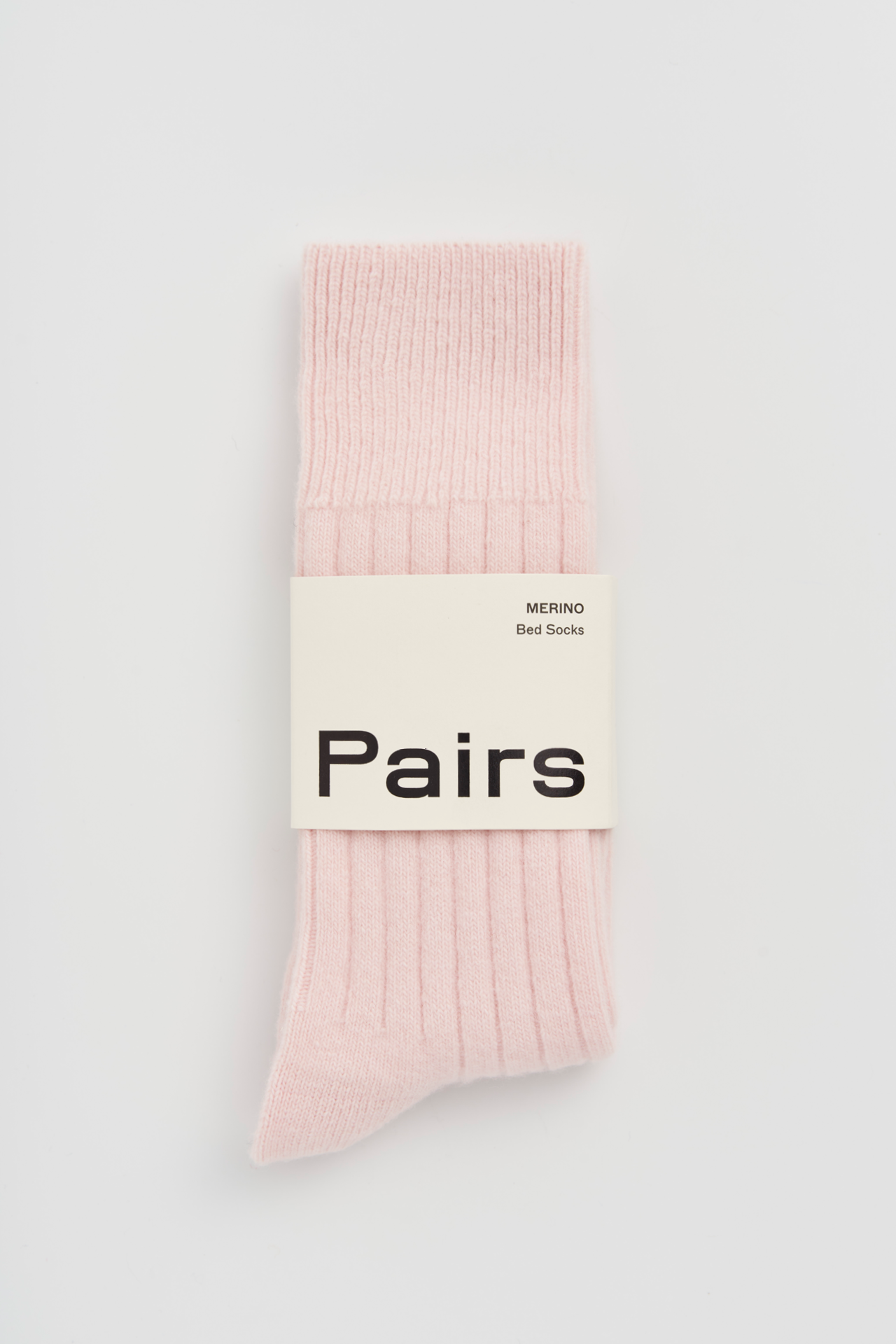 Merino Bed Socks | Frosting Pink