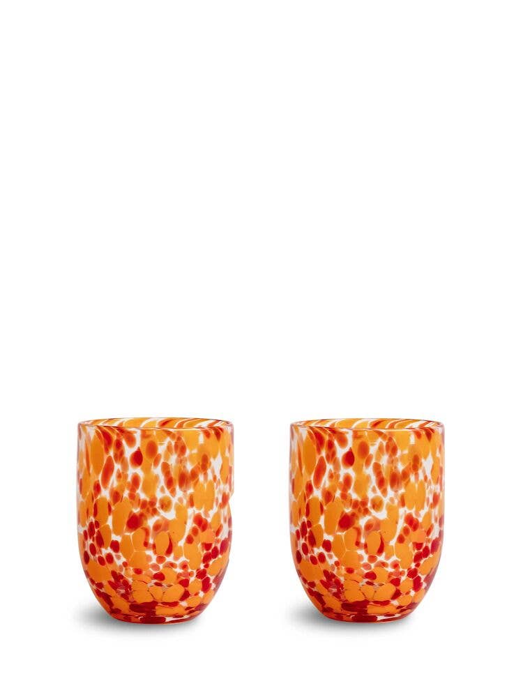 BYON Design | Orange & Red Messy Glasses 2 Pack