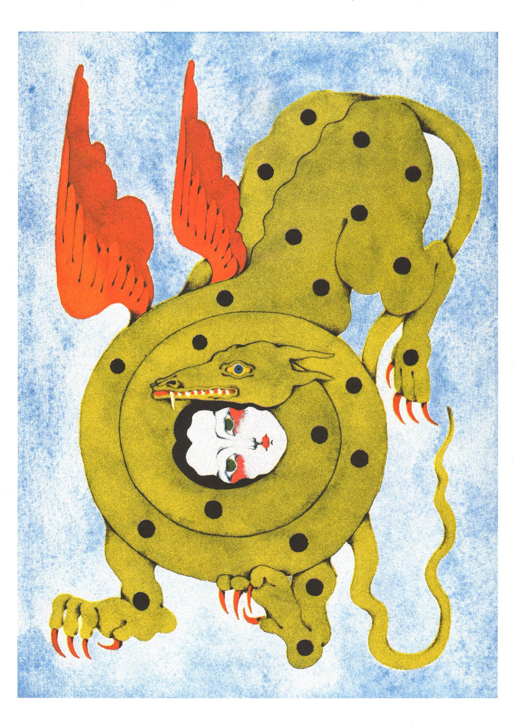 The Kiss by Lou Benesch | A3 Print