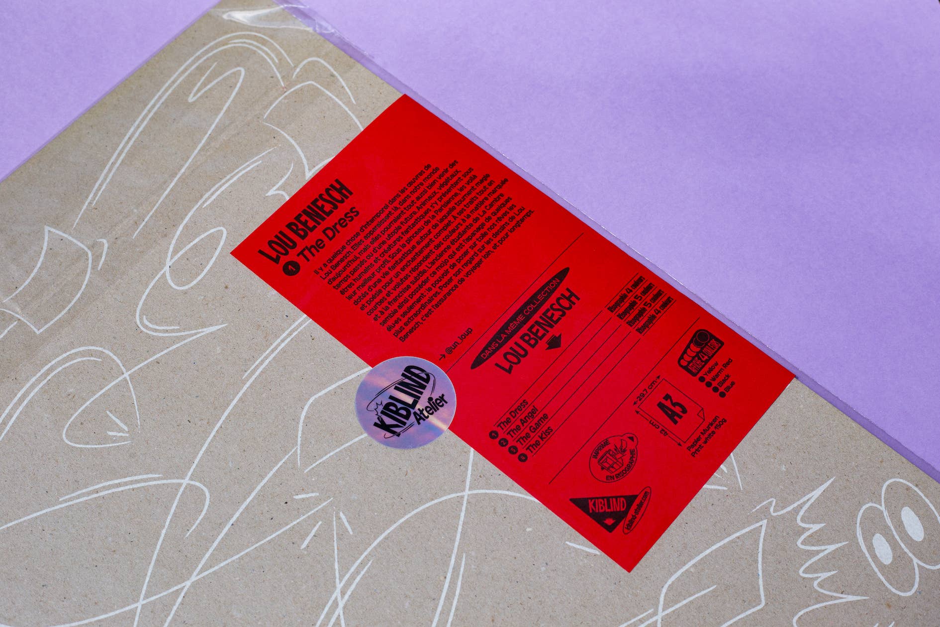 The Dress by Lou Benesch | A3 Print