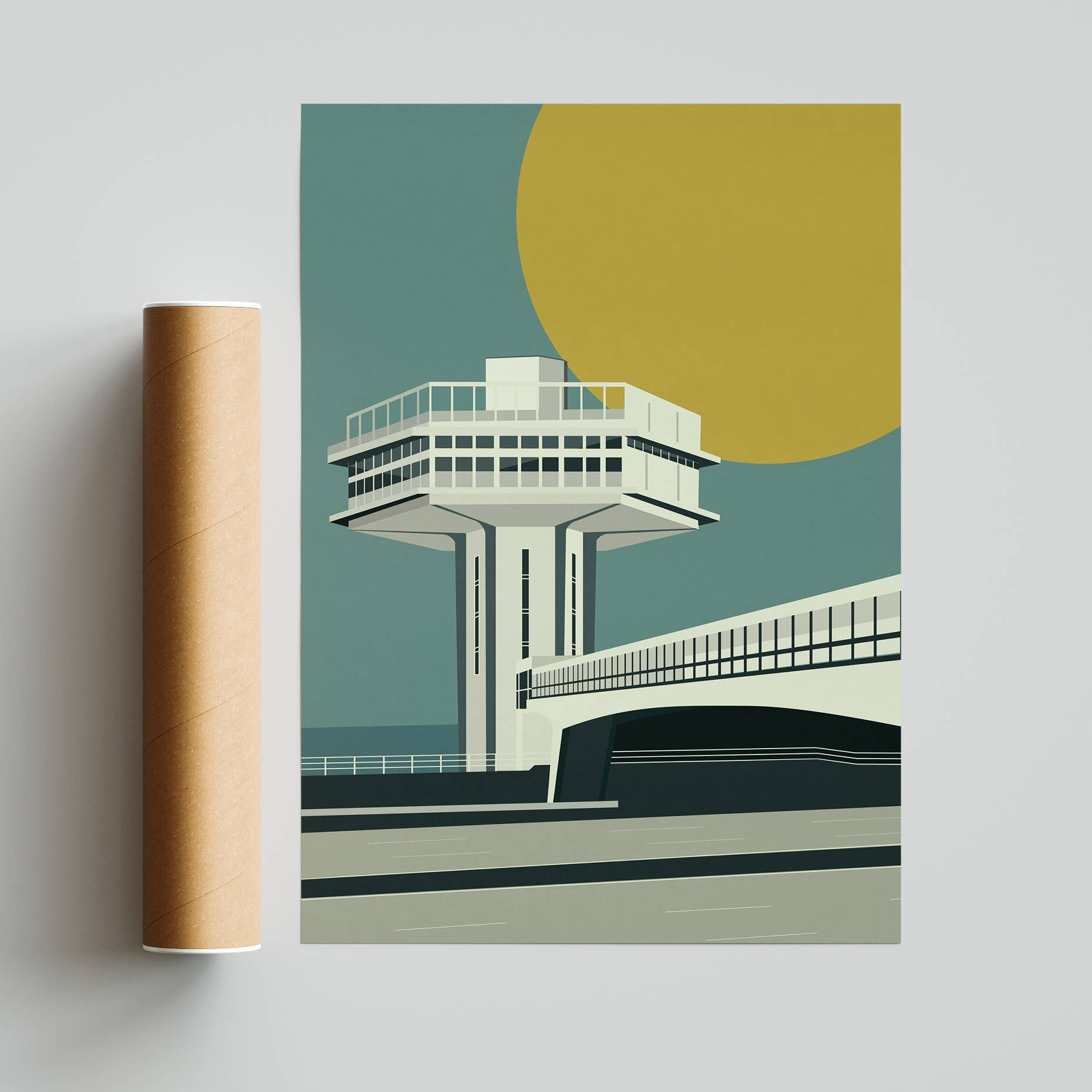 Gail Myerscough | Forton Unframed A3 Print