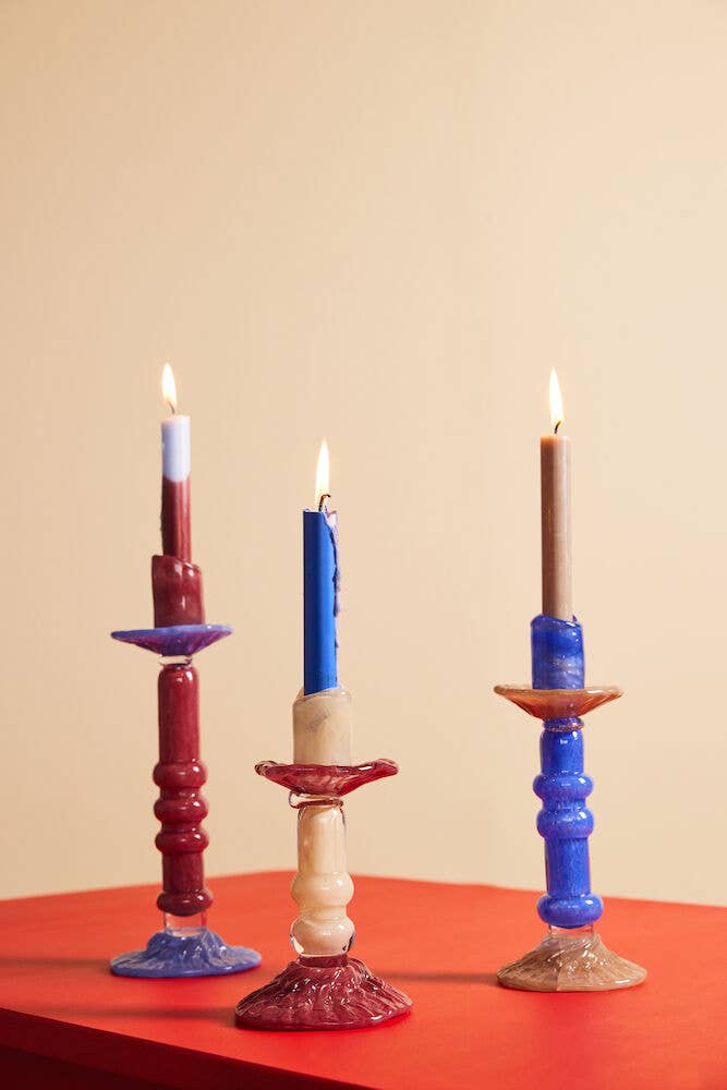 Byon Design Lara Beige Candlestick | Small