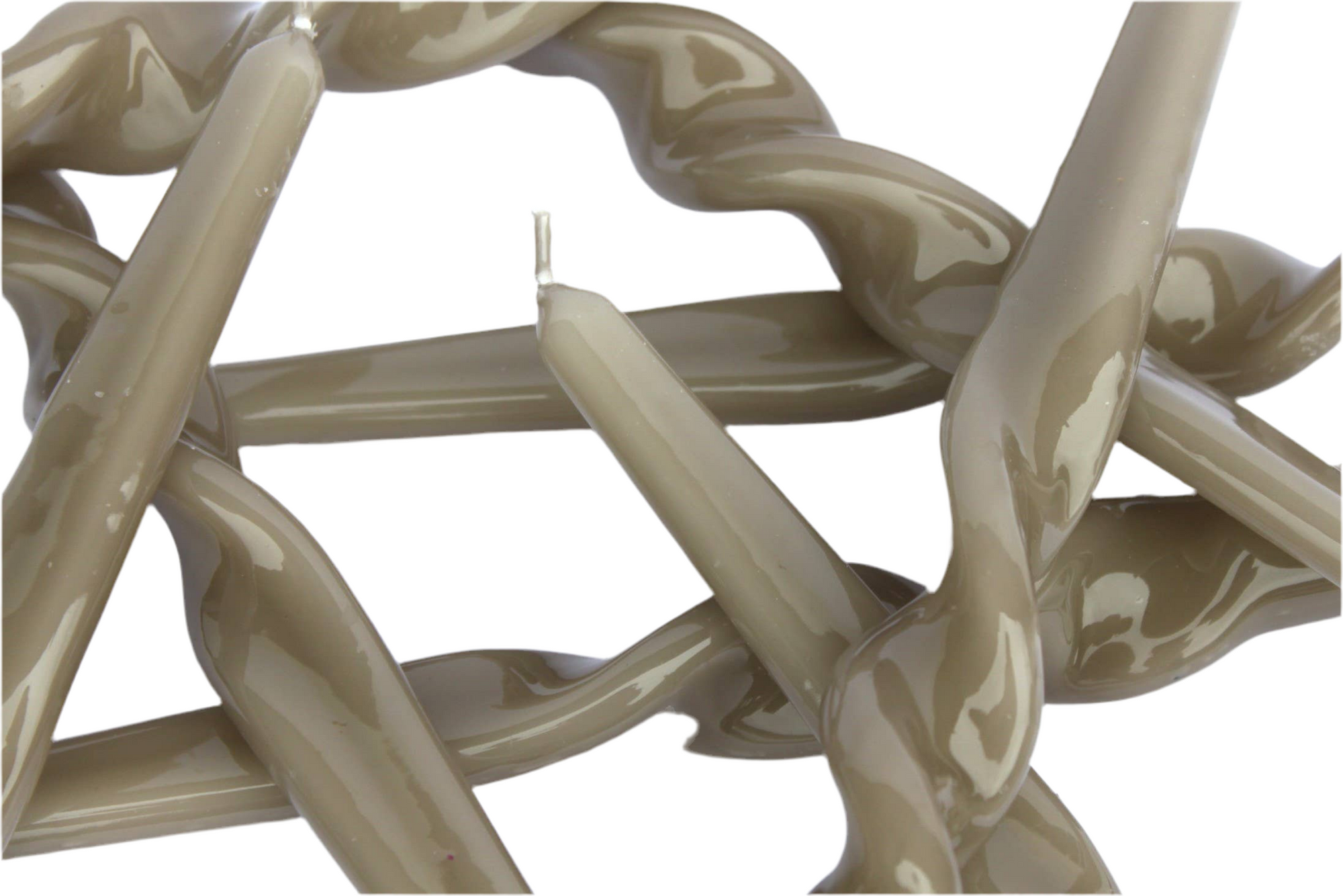 MÆGEN Individual Single Twist Taper Candles | Mink