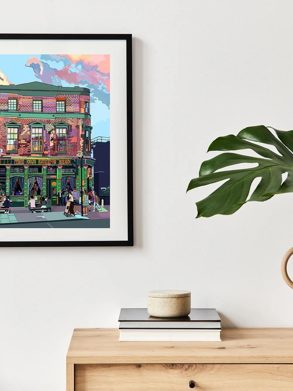 'The Old Queens Head' A3 Print by Tomartacus