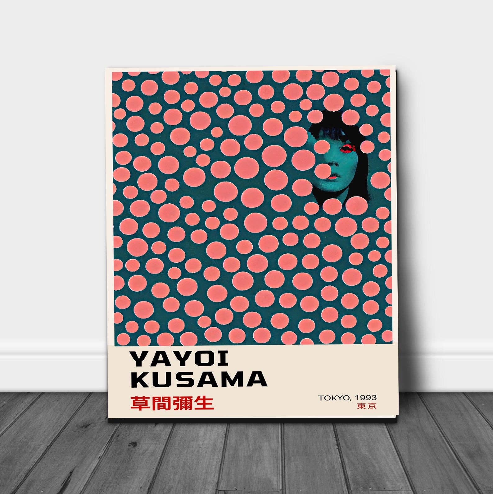 Yayoi Kusama Japanese 1993 Pink A3 Art Print