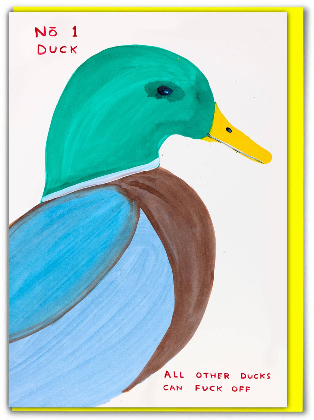 DAVID SHRIGLEY | 'No. 1 Duck' Greeting Card