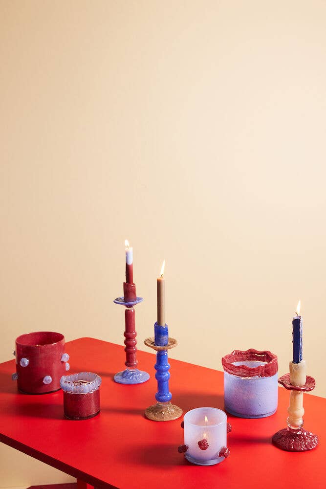 Byon Design Lara Beige Candlestick | Small