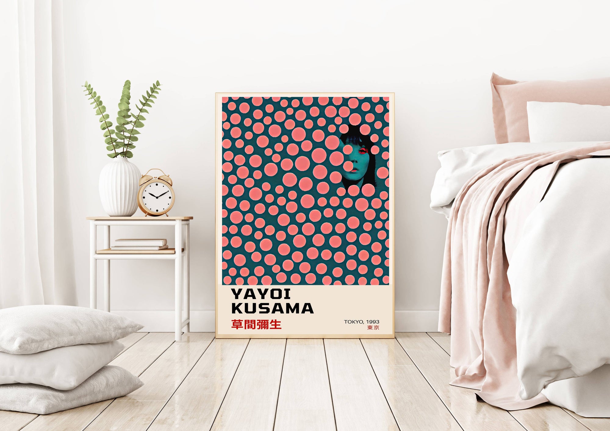 Yayoi Kusama Japanese 1993 Pink A3 Art Print