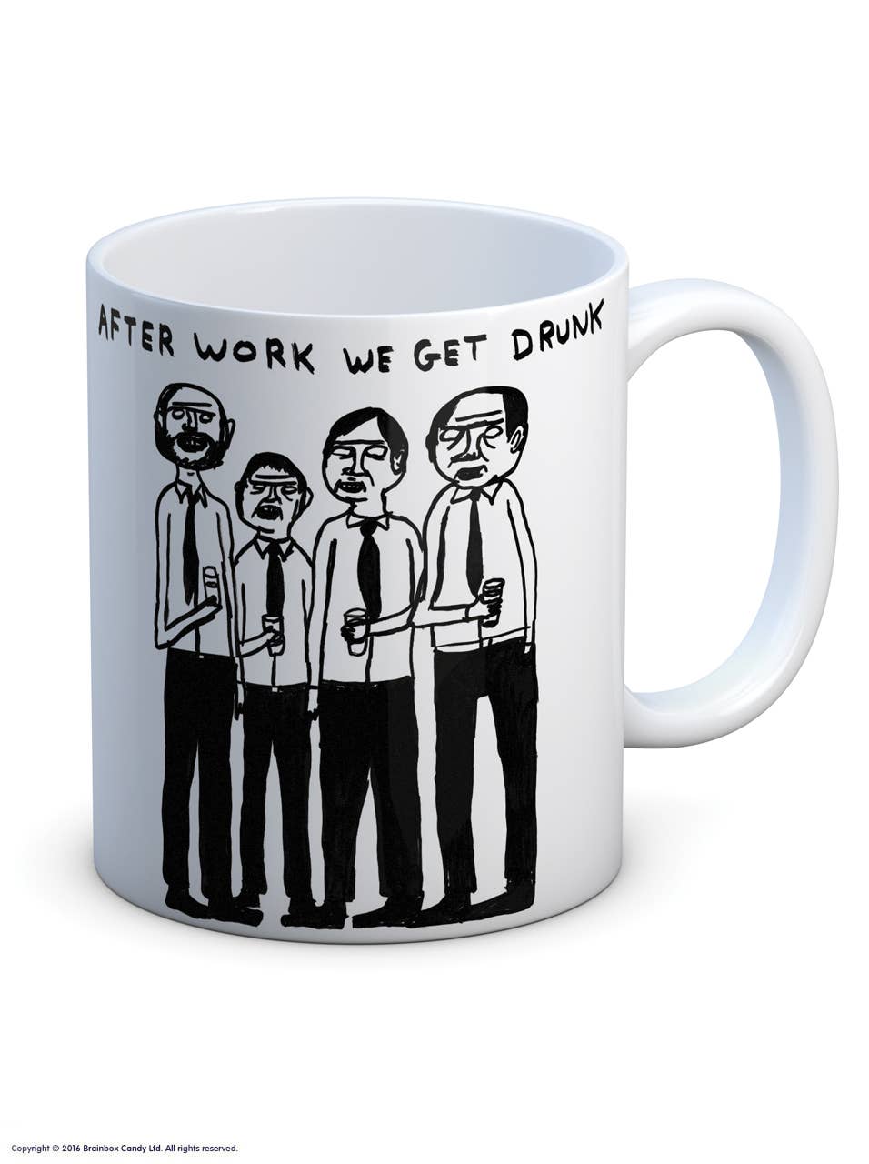 David Shrigley | 'After Work Get Drunk' Mug