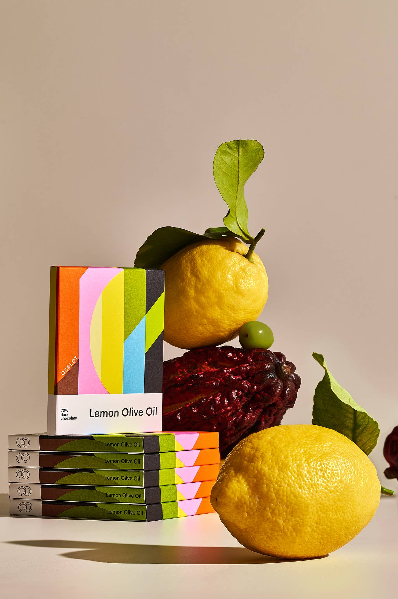 Lemon Olive Oil | Organic 70% Dark Chocolate Bar