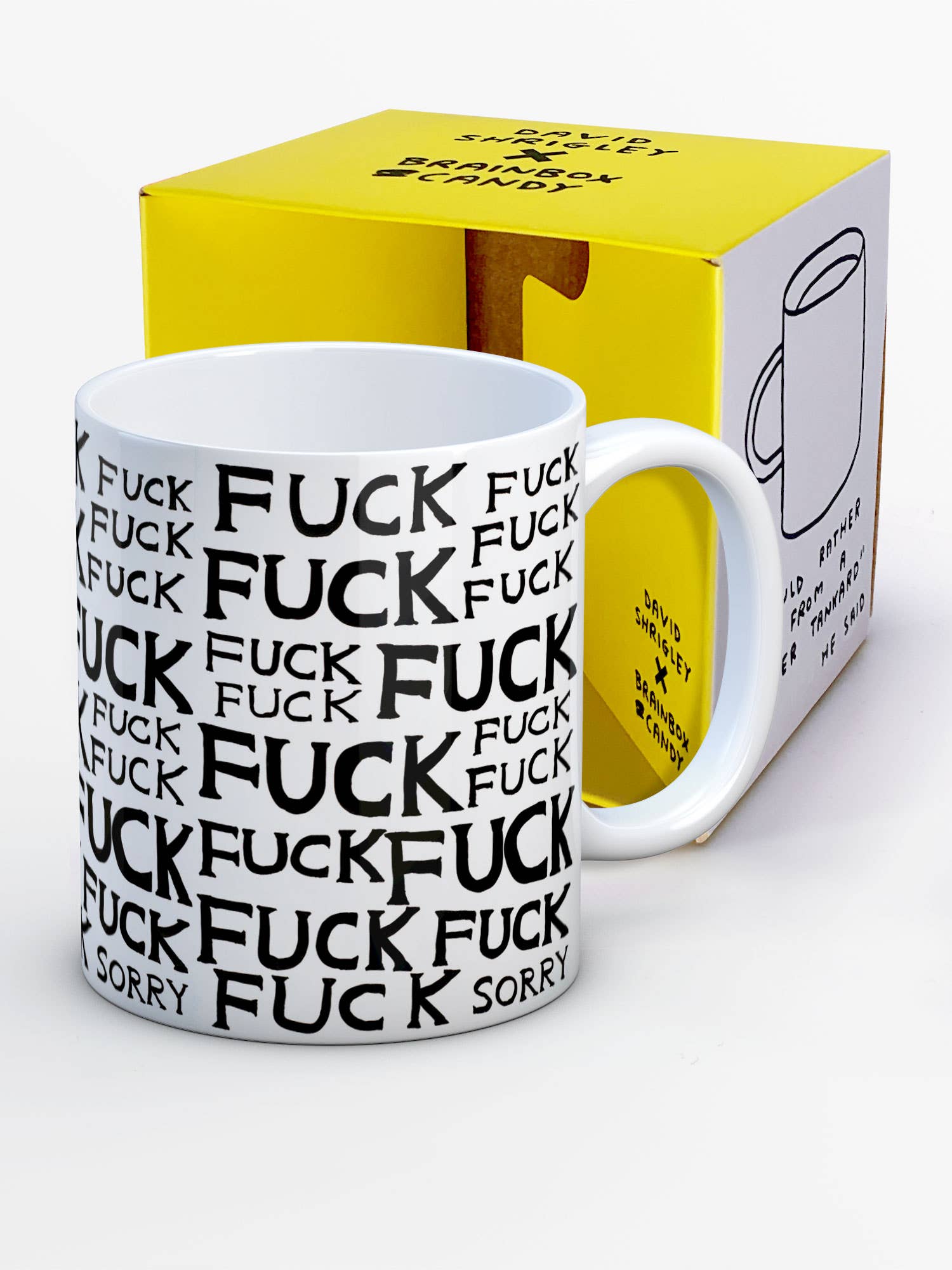 DAVID SHRIGLEY | Fuck Fuck Sorry Mug