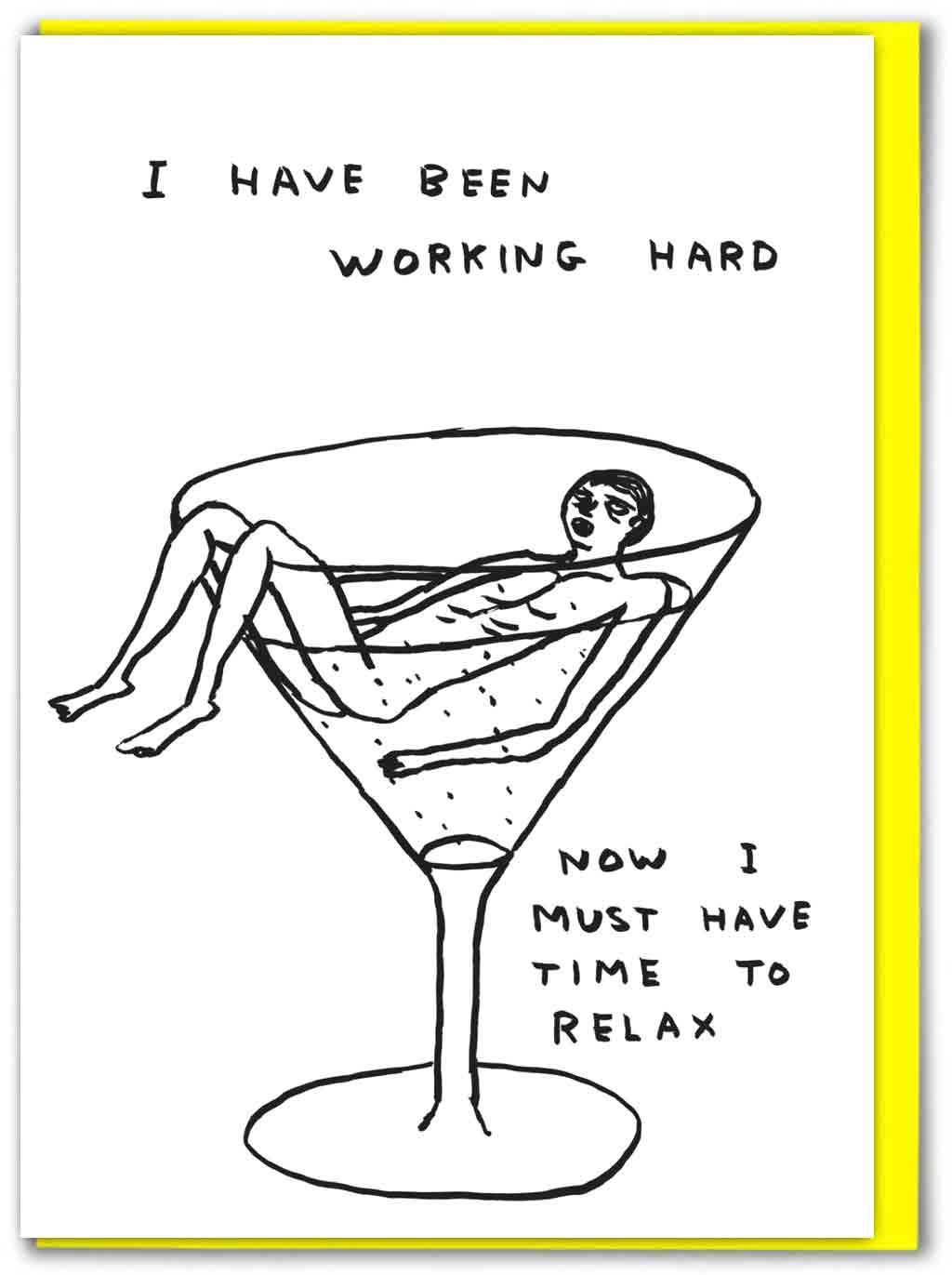 'Time To Relax' Greeting Card