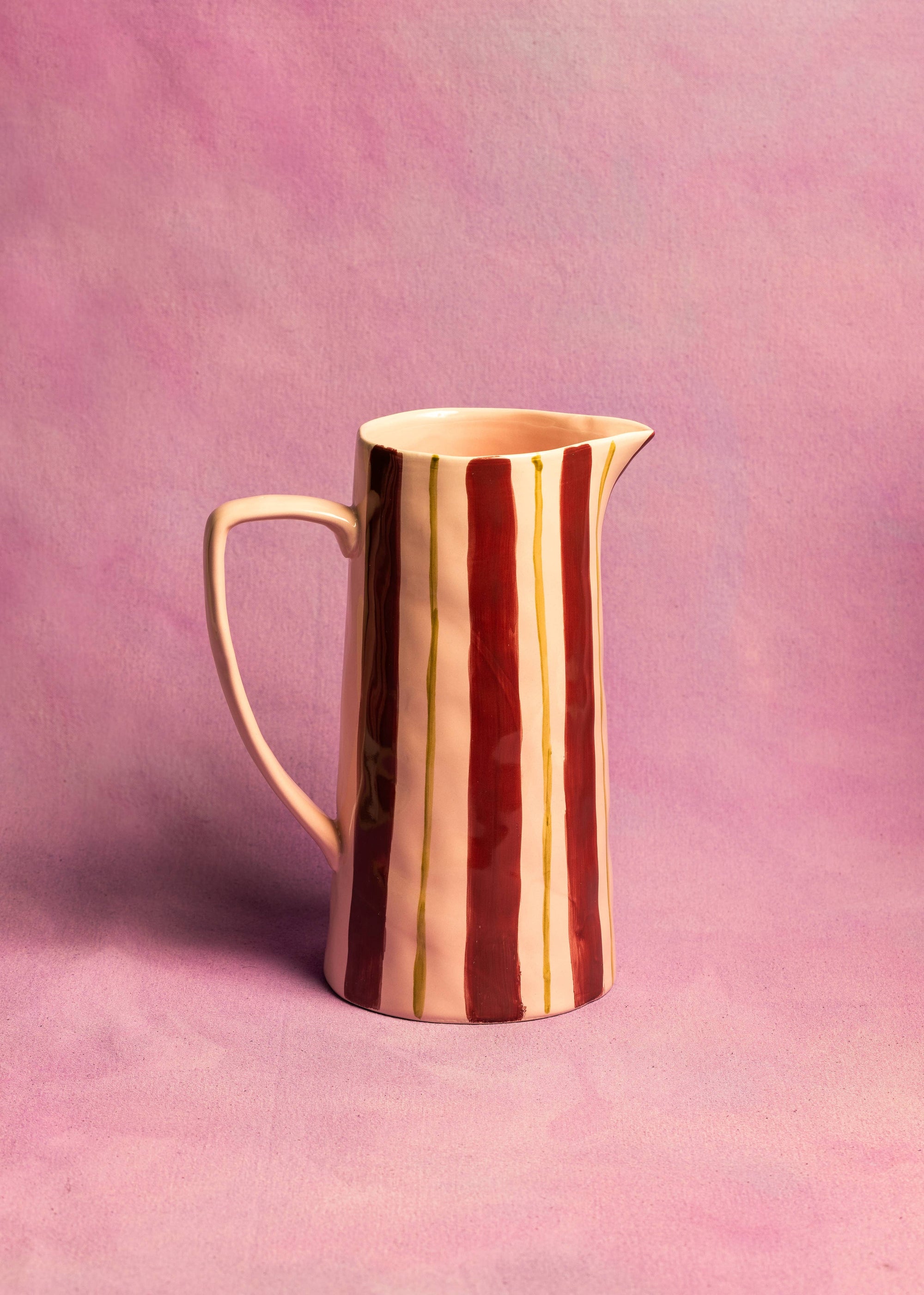 Pink & Burgundy Jug