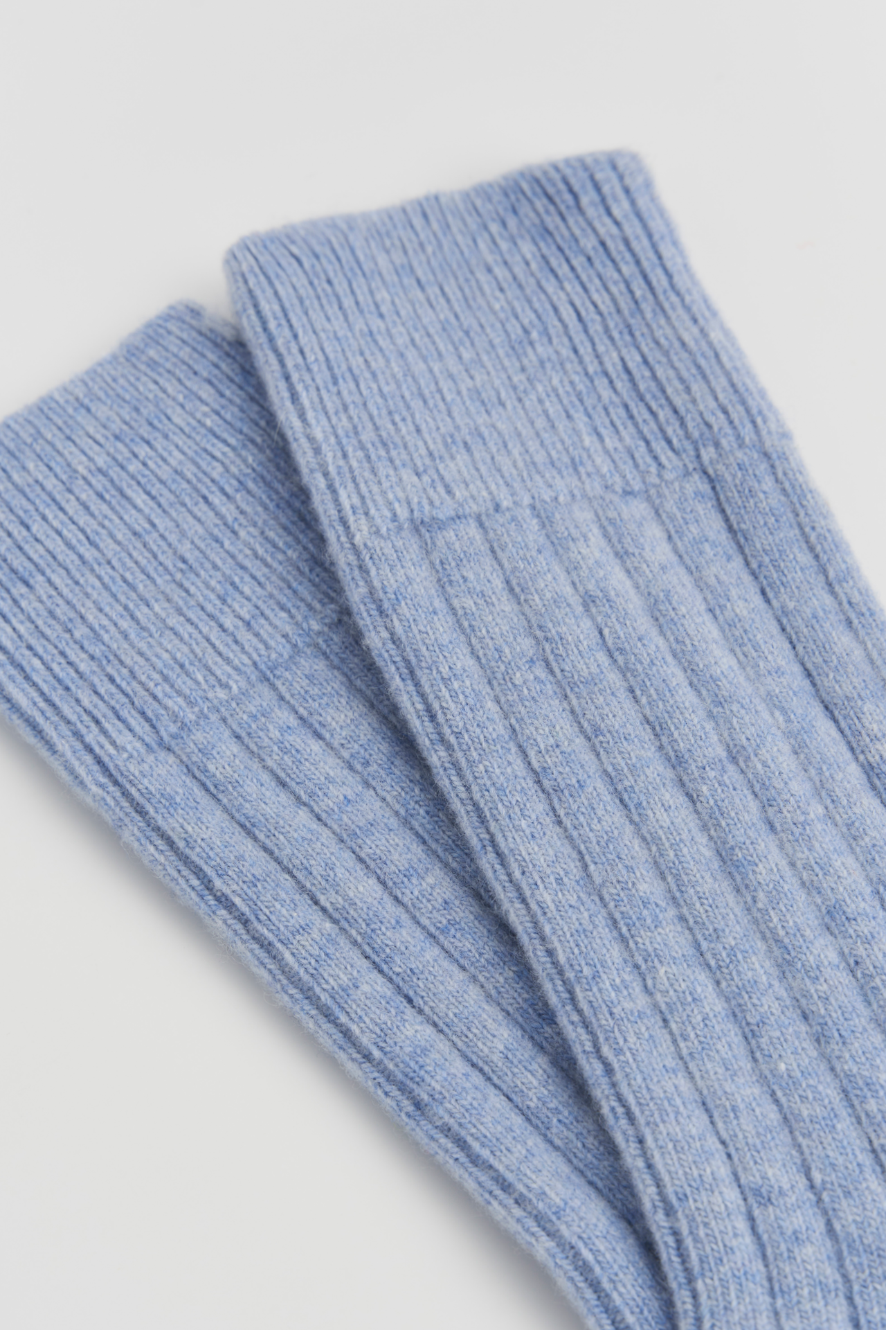 Merino Bed Socks | Morning Blue