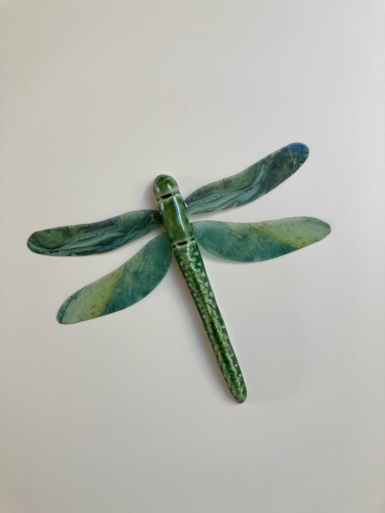 Ceramic Dragonfly | Eucalyptus