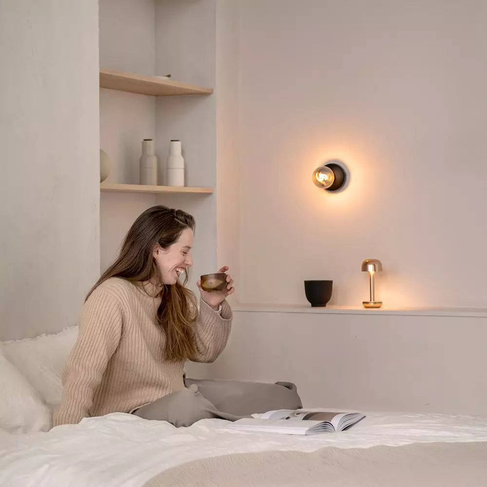 HUMBLE Bee | Black Smoked Portable Wall Lamp