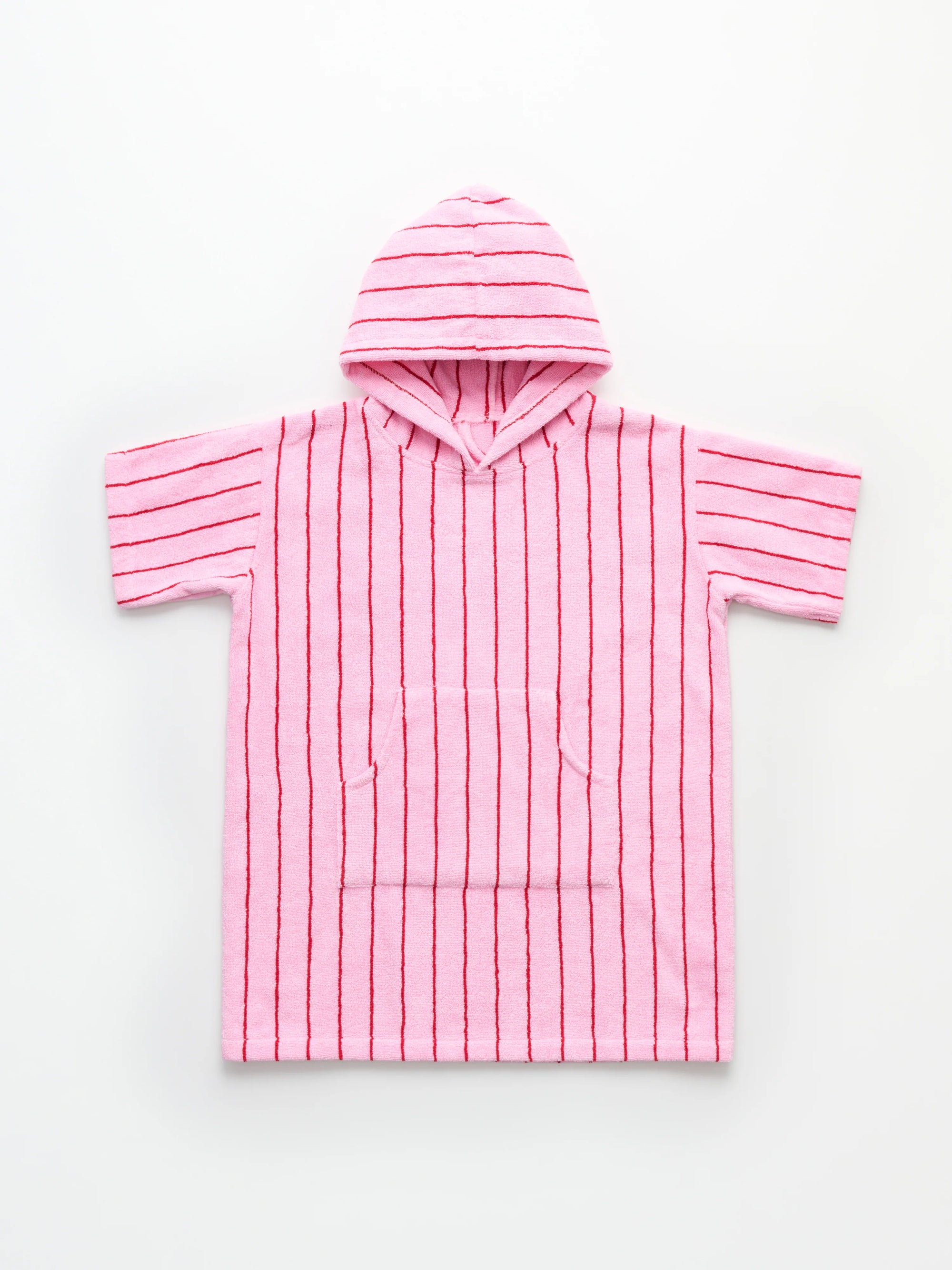 Naram Kids Poncho | Baby Pink & Ski Patrol